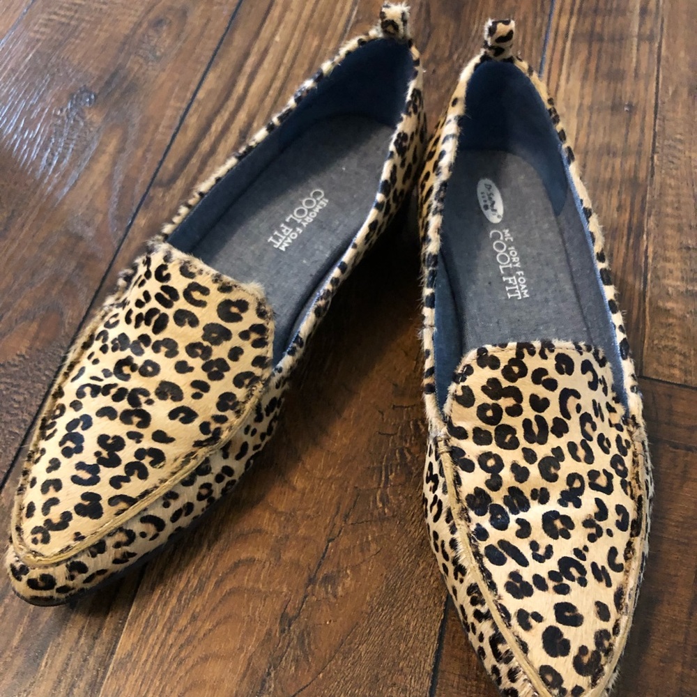 Leopard Calfhair Loafers